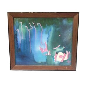 Original Watercolor Painting "Spirits Rise" By Charlotte‎ Chambers Ross 2002